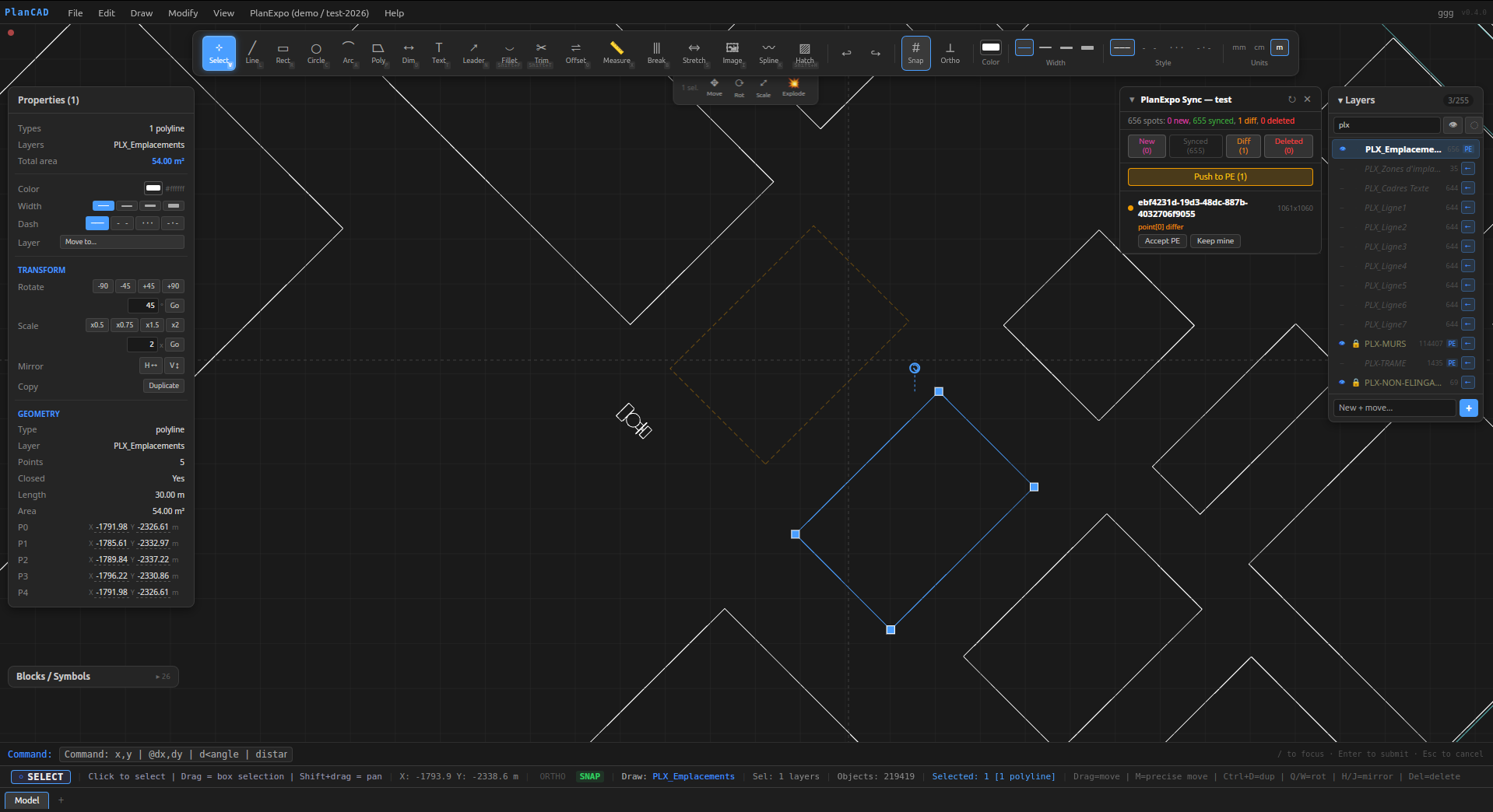 Synchronisation Planexpo